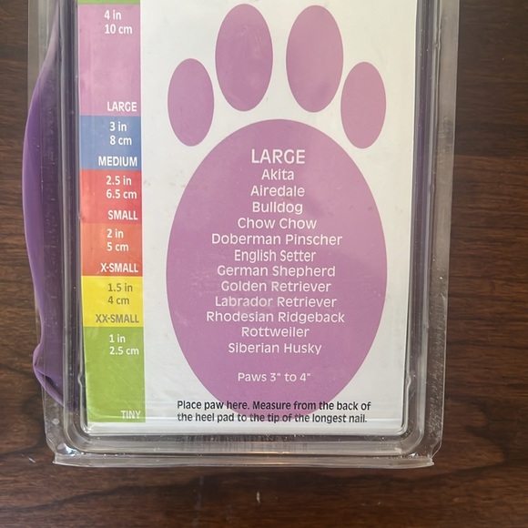 Pawz rubber dog booties size large. - Picture 3 of 3